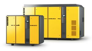 Compressori a vite oil-free con raffreddamento ad acqua.