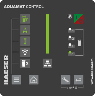 AQUAMAT CONTROL è il sistema di controllo del separatore acqua-olio.