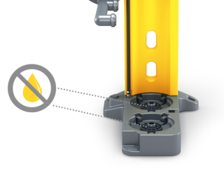 I tappi in dotazione garantiscono ulteriore sicurezza.