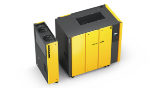 Compressore a vite CSDX con essiccatore integrato.