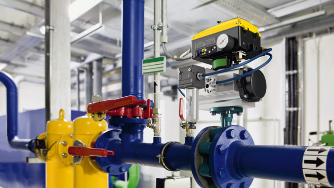 DHS 4.0 installato in una stazione d'aria compressa.