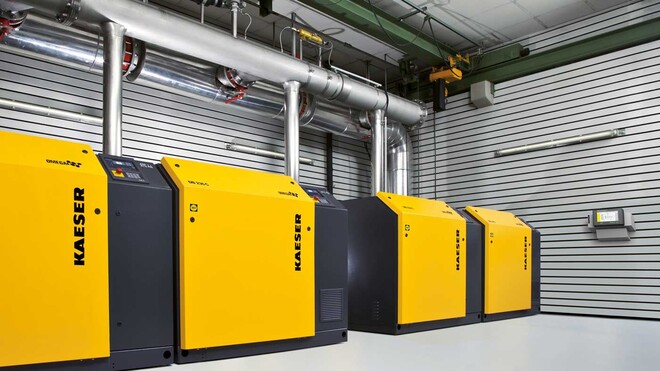 Stazione di soffianti rotative a lobi KAESER.