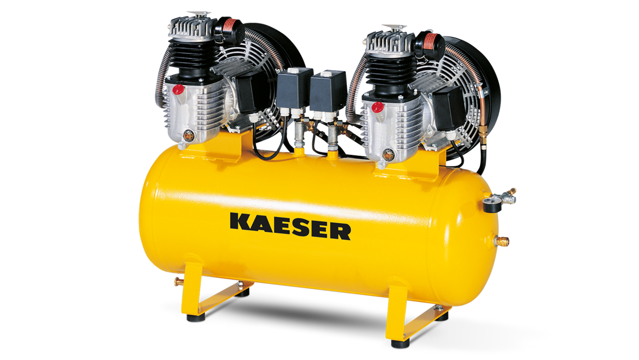 Compressori a pistoni lubrificati a olio di qualità industriale: Serie KCCD  e KCD – KAESER COMPRESSORI s.r.l.