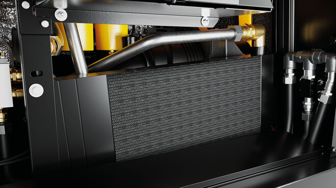 Radiatore finale incorporato nel Mobilair M59.