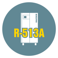 Nei suoi essiccatori a ciclo frigorifero KAESER utilizza il refrigerante R-513A.