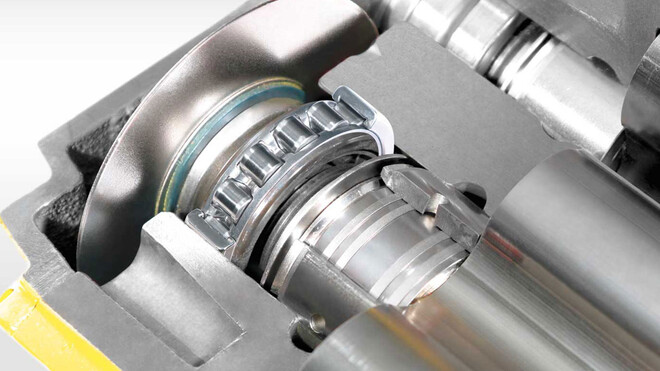 Soffianti rotative a lobi con cuscinetti molto robusti.