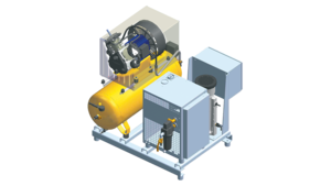 Montaggio esemplificativo stazione d'aria compressa OEM