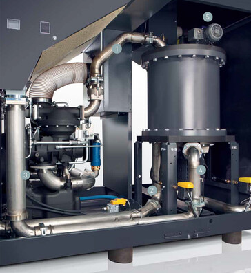 Schema di montaggio essiccatore a rotazione i.HOC